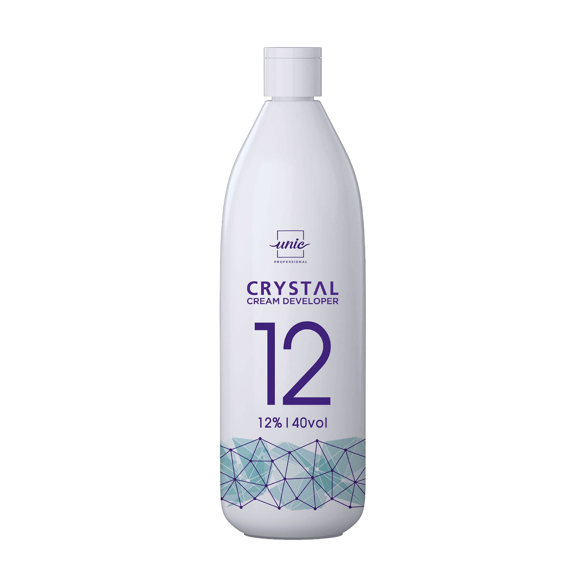 Крем-оксигент для волосся Unic Crystal Cream Developer 40 vol 12%, 1 л